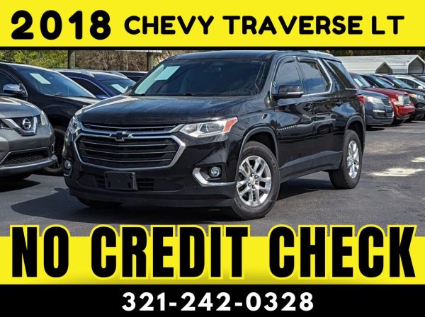 2018 CHEVY TRAVERSE LT - 3 ROW - NO CREDIT CHECK!