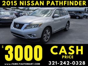 2015 NISSAN PATHFINDER - $3000 CASH PRICE!!
