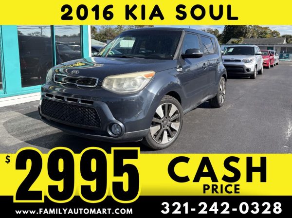 2016 KIA SOUL - $2995 CASH PRICE!!