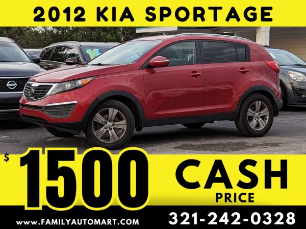 2012 KIA SPORTAGE - CASH PRICE $1500 - 15 VEHICLES FOR $1500!