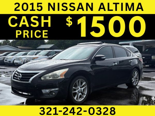 2015 NISSAN ALTIMA- $1500 CASH PRICE!!