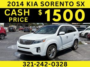 2014 KIA SORENTO SX - $1500 CASH PRICE