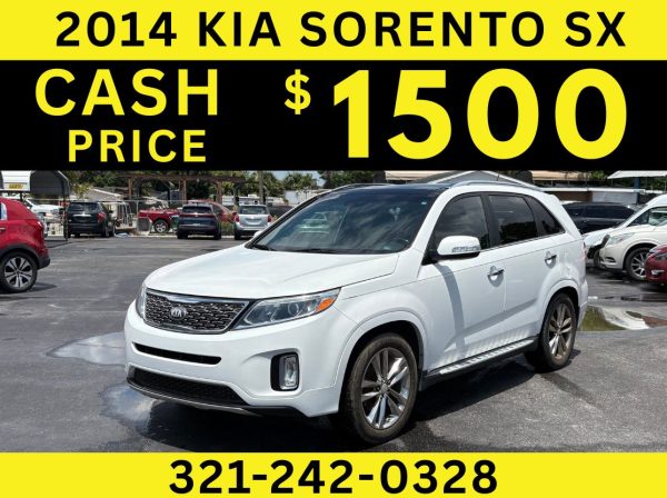 2014 KIA SORENTO SX - $1500 CASH PRICE!