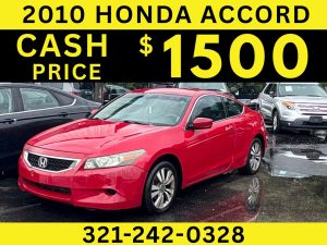 2010 HONDA ACCORD  - $1500 CASH PRICE!