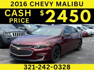 2016 CHEVY MALIBU - $2450 CASH PRICE!
