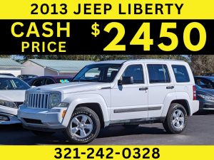 2013 JEEP LIBERTY - $2450 CASH PRICE!