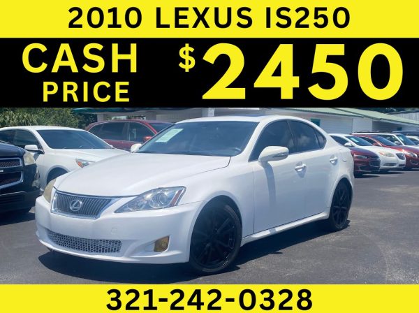2010 LEXUS IS250 SPORT - $2450 CASH PRICE!