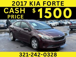 2017 KIA FORTE - $1500 CASH PRICE!!