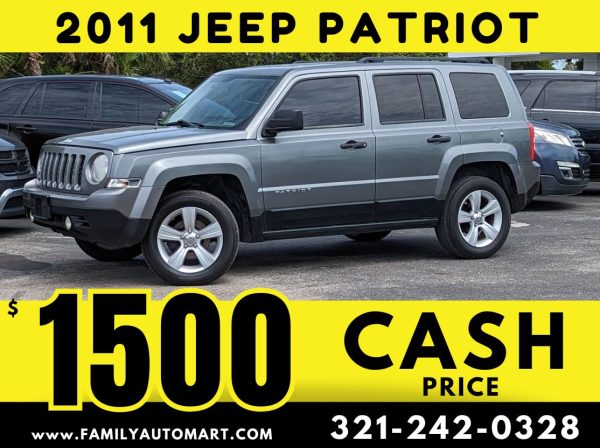 2011 JEEP PATRIOT - CASH PRICE $1500 - 15 VEHICLES FOR $1500!