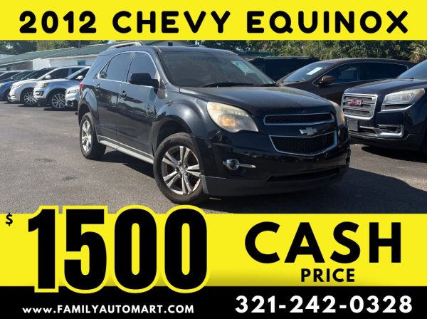 2012 CHEVY EQUINOX - $1500 CASH PRICE!