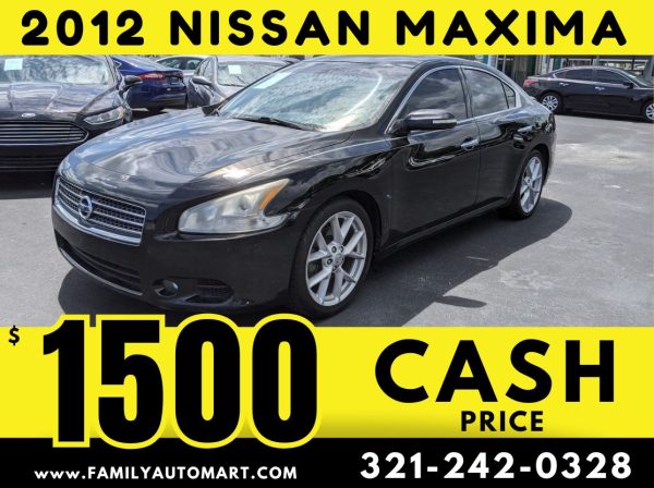 2012 NISSAN MAXIMA - CASH PRICE $1500 - 15 VEHICLES FOR $1500!