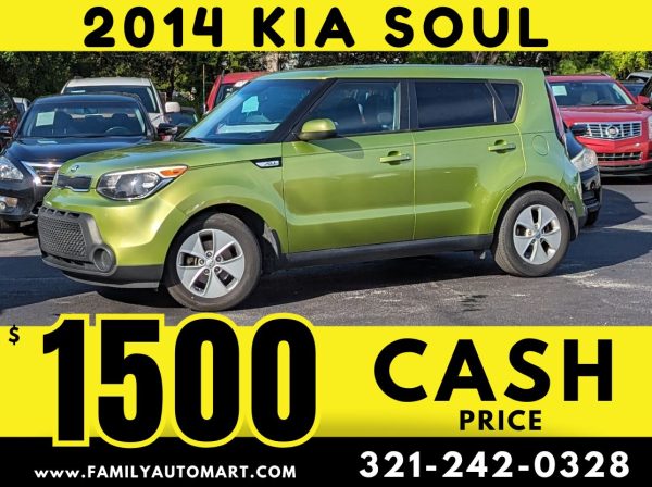 2014 KIA SOUL - CASH PRICE $1500 - 15 VEHICLES FOR $1500!