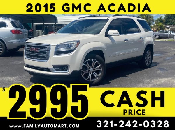 2015 GMC ACADIA 3RD ROW - CASH PRICE $2995!