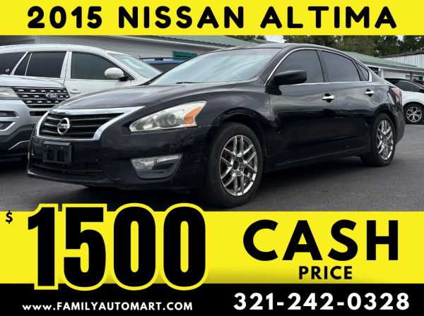 2015 NISSAN ALTIMA - $1500 CASH PRICE!