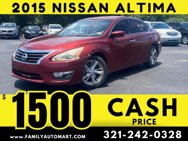 2015 NISSAN ALTIMA - CASH PRICE $1500 - 15 VEHICLES FOR $1500!