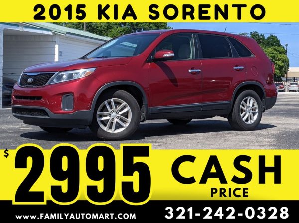 2015 KIA SORENTO 3RD ROW - CASH PRICE $2995!