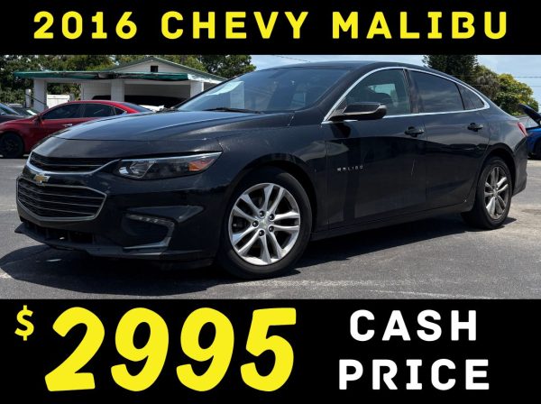 2016 CHEVY MALIBU - $3000 CASH PRICE!