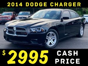 2014 DODGE CHARGER - $2995 CASH PRICE!