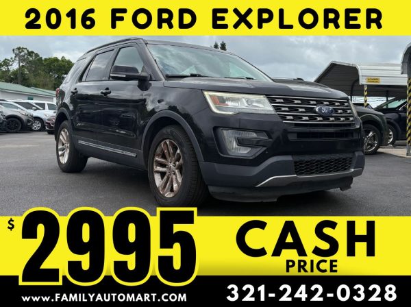 2016 FORD EXPLORER 3 ROW - $2995 CASH PRICE!