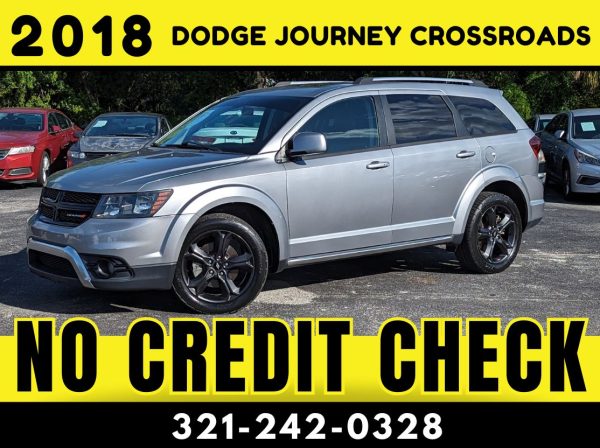 2018 DODGE JOURNEY CROSSROADS- 3RD ROW - NO CREDIT CHECK!