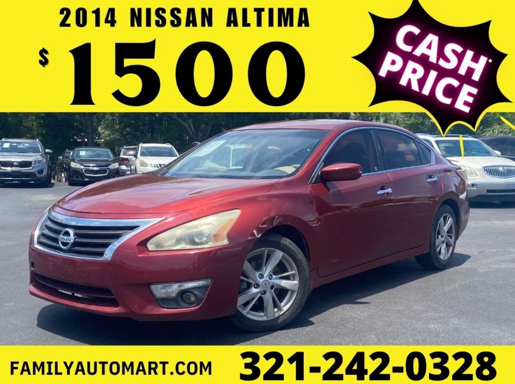 2014 NISSAN ALTIMA CASH PRICE 1500 Family Auto Mart