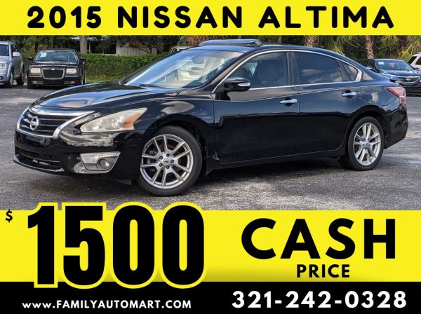 2015 NISSAN ALTIMA - $1500 CASH PRICE!