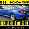 2016 HONDA CIVIC   -  NO CREDIT CHECK!!! - Image 4