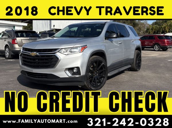 2018 CHEVY TRAVERSE LT - NO CREDIT CHECK!