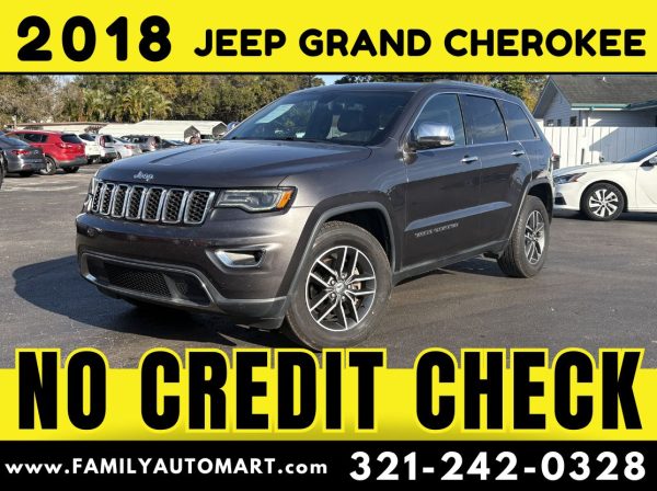 2018 JEEP GRAND CHEROKEE LIMITED - NO CREDIT CHECK!