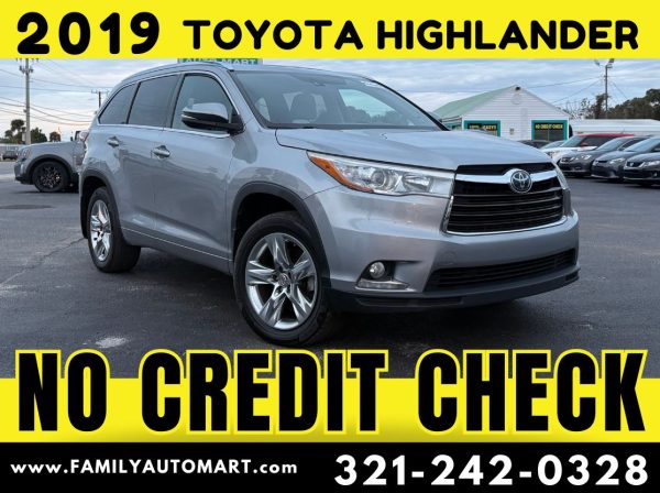 2019 TOYOTA HIGHLANDER - NO CREDIT CHECK!