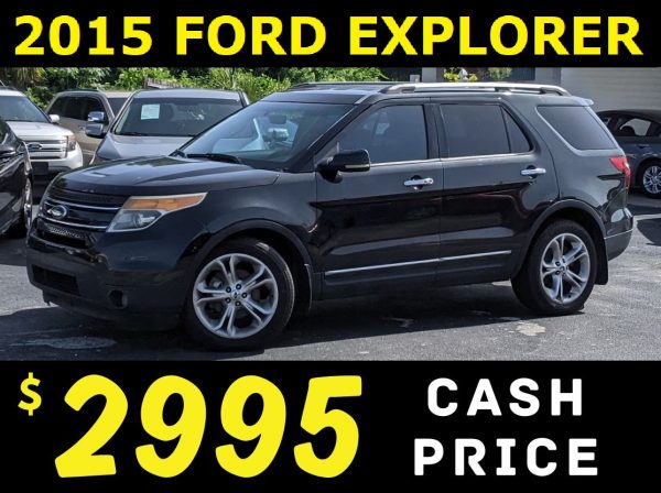 2015 FORD EXPLORER - $2995 CASH PRICE!!