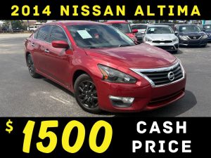 2014 NISSAN ALTIMA  - $1500 CASH PRICE!
