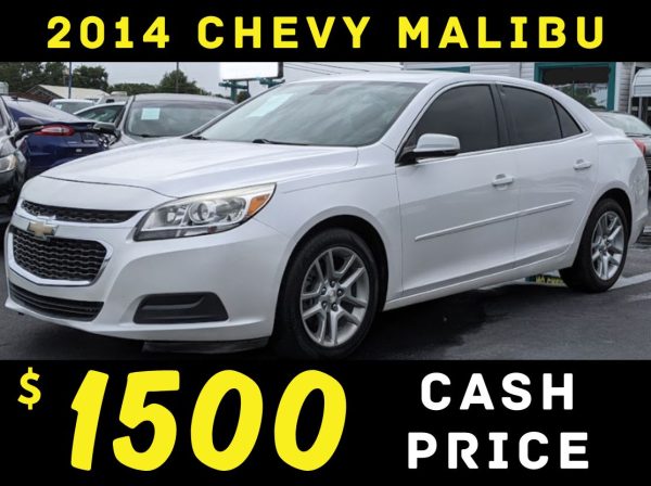 2014 CHEVROLET MALIBU - $1500 CASH PRICE