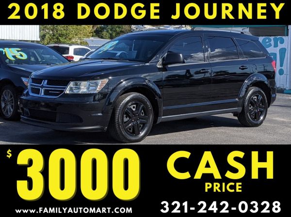 2018 DODGE JOURNEY - $3000 CASH PRICE!!