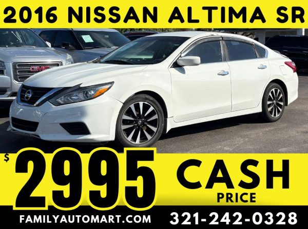 2016 NISSAN ALTIMA SR - $2995 CASH PRICE!!