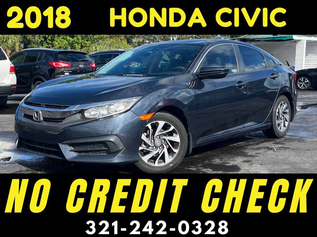 2018 HONDA CIVIC EX - WE FINANCE NO CREDIT CHECK!