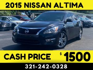 2015 NISSAN ALTIMA SV - $1500 CASH CAR!