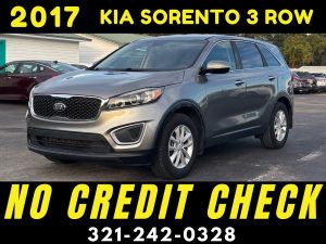 2017 KIA SORENTO 3 ROW - WE FINANCE NO CREDIT CHECK!!