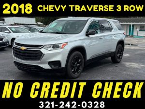 2018 CHEVY TRAVERSE LT 3 ROW - WE FINANCE NO CREDIT CHECK!