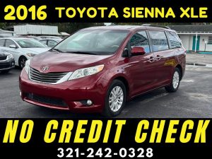 2016 TOYOTA SIENNA XLE MINIVAN - WE FINANCE NO CREDIT CHECK!