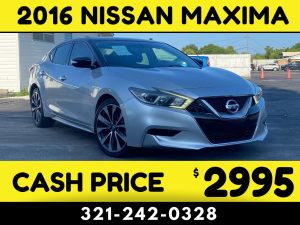 2016 NISSAN MAXIMA $2995 CASH PRICE!!