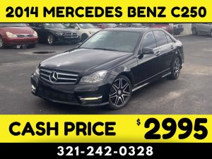 2014 MERCEDES BENZ C250 SPORT $2995 CASH PRICE!