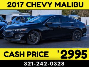 2017 CHEVY MALIBU $2995 CASH PRICE!