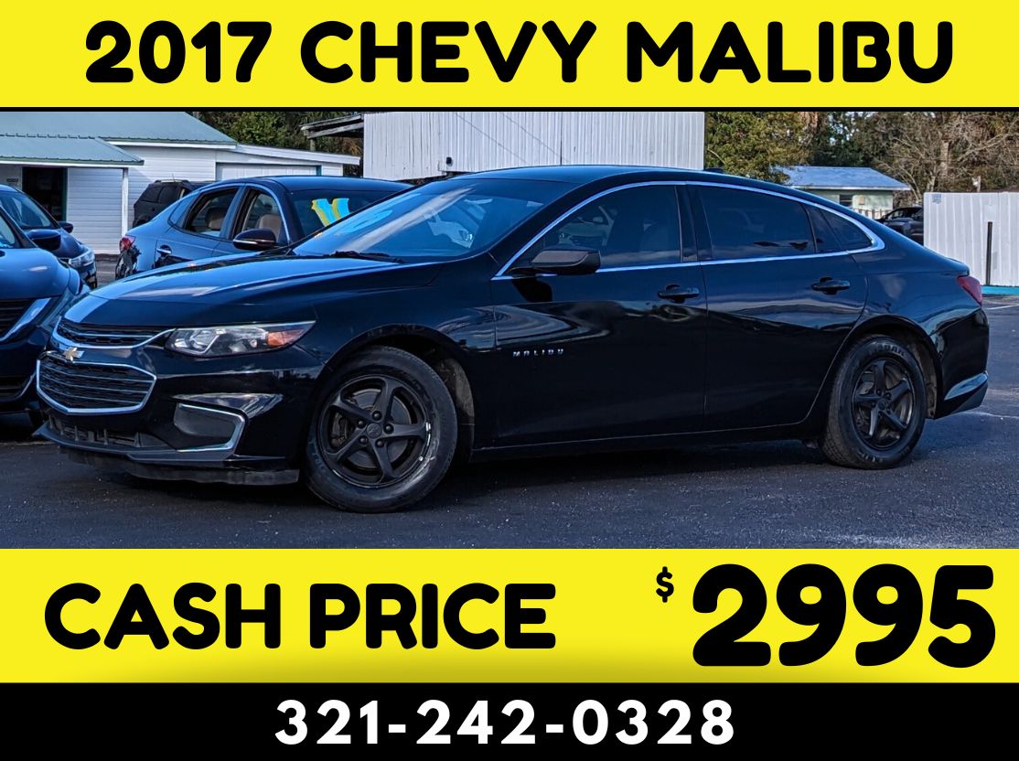 2017 CHEVY MALIBU $2995 CASH PRICE!