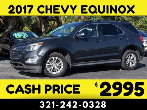 2017 CHEVY EQUINOX $2995 CASH PRICE!