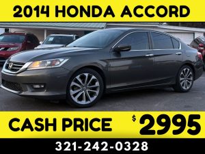 2014 HONDA ACCORD $2995 CASH PRICE!