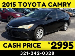 2015 TOYOTA CAMRY - $2995 CASH CAR!