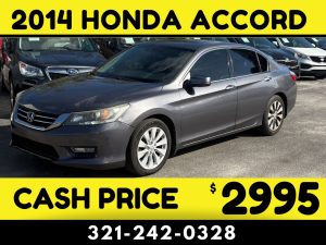 2014 HONDA ACCORD -$2995 CASH CAR!