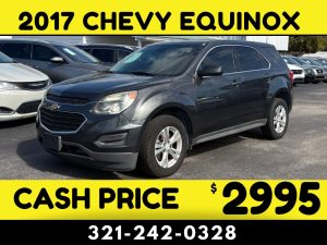 2017 CHEVY EQUINOX - $2995 CASH CAR!