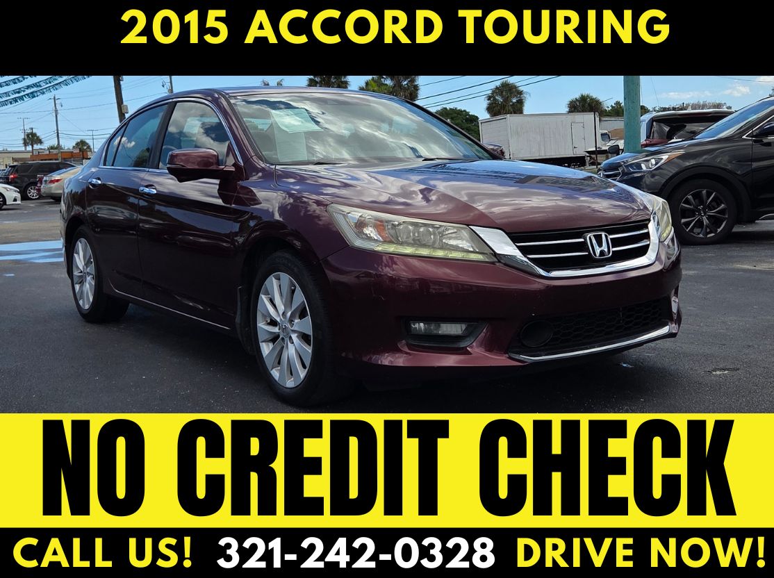2015 HONDA ACCORD TOURING -WE FINANCE NO CREDIT CHECK! - Image 2